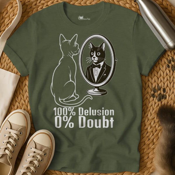 MewTee Military Green / S Confident T Shirt