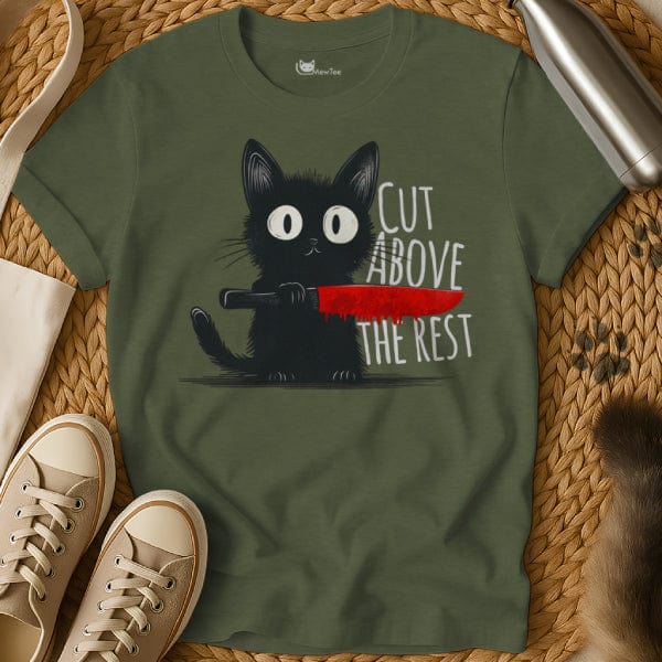 MewTee Military Green / S Cut Above The Rest | Cat Tee