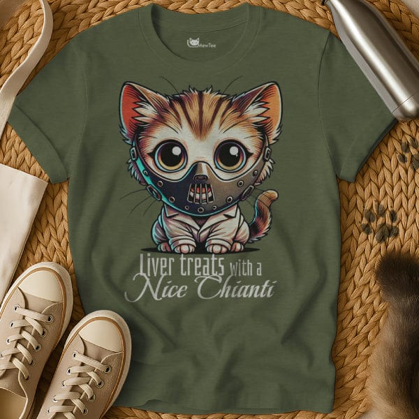 MewTee Military Green / S Hannibal Shirt | Cat Tee