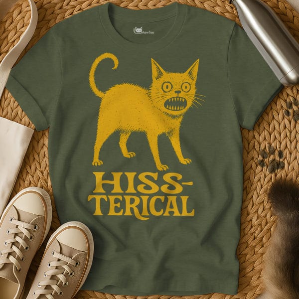 MewTee Military Green / S Hysteric Shirt | Cat Tee