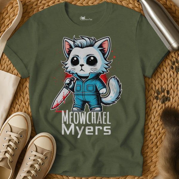 MewTee Military Green / S Michael Myers Shirt | Cat Tee
