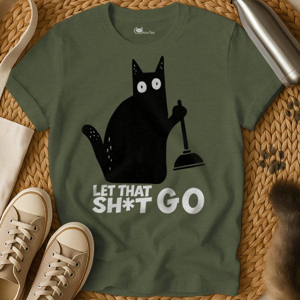 MewTee Military Green / S Motivational T Shirt | Cat Tee