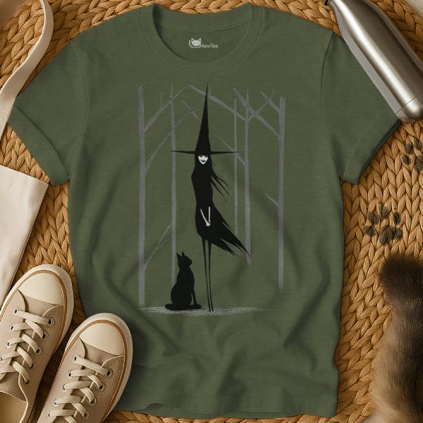 MewTee Military Green / S Witchy Shirt