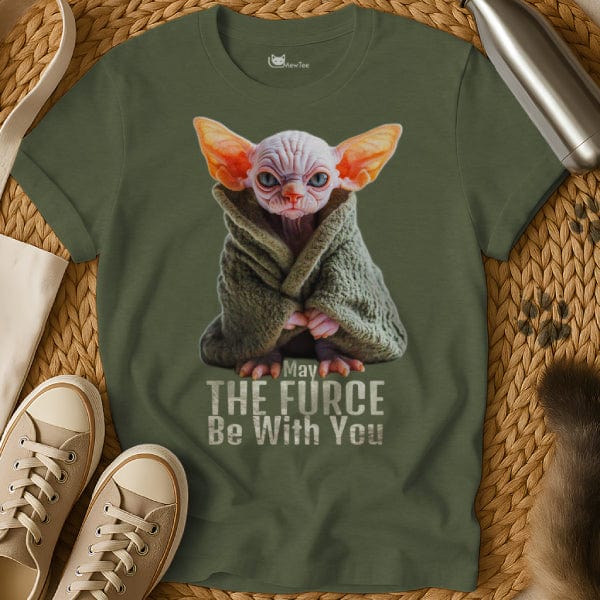 MewTee Military Green / S Yoda T Shirt | Cat Tee