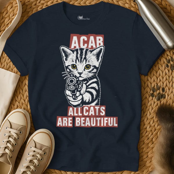 MewTee Navy / S ACAB Shirt | Cat Tee