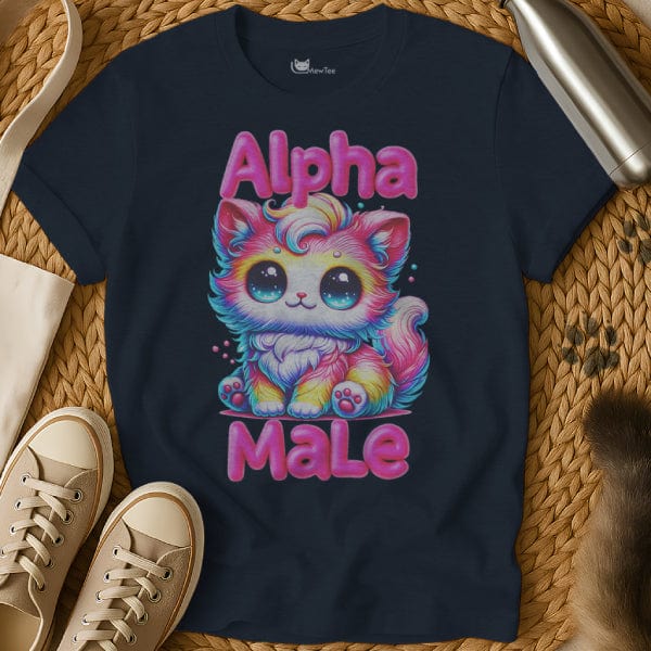 MewTee Navy / S Alpha Male Shirt | Cat Tee