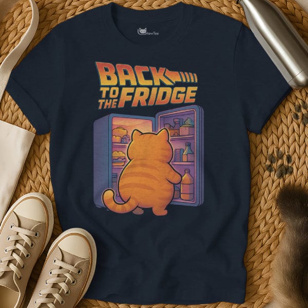 MewTee Navy / S Back to the Future Shirt | Cat Tee
