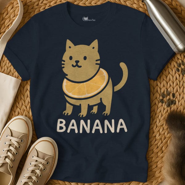 MewTee Navy / S Banana Shirt