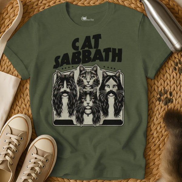 MewTee Navy / S Cat Sabbath Shirt | Cat Tee