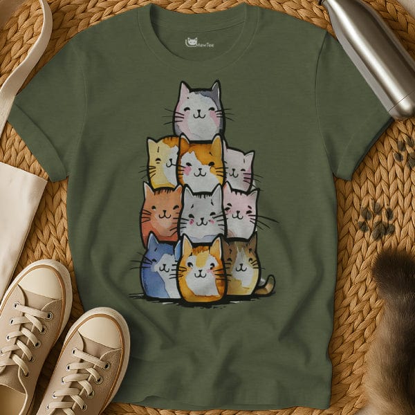 MewTee Navy / S Cat Tower Shirt | Cat Tee