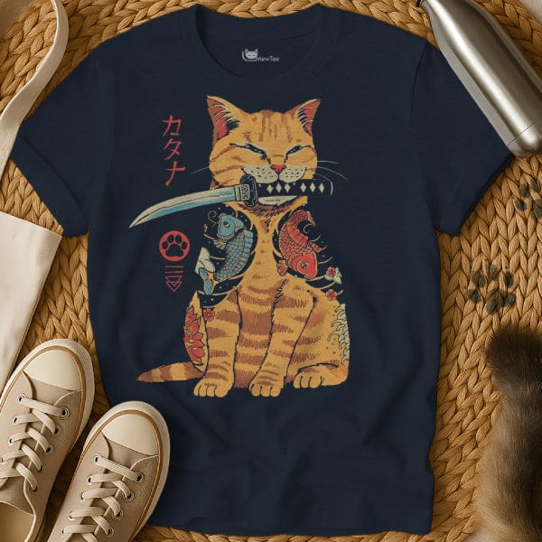 MewTee Navy / S Catana T-Shirt | Cat Tee