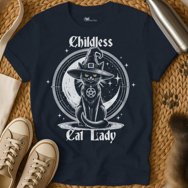 MewTee Navy / S Childless Cat Lady Shirt | Cat Tee
