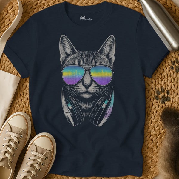 MewTee Navy / S Cool Cat Shirt | Cat Tee