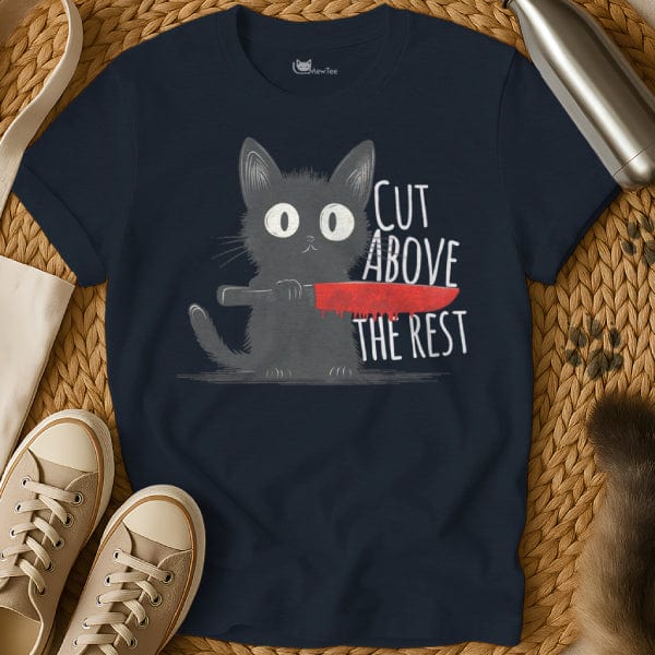 MewTee Navy / S Cut Above The Rest | Cat Tee