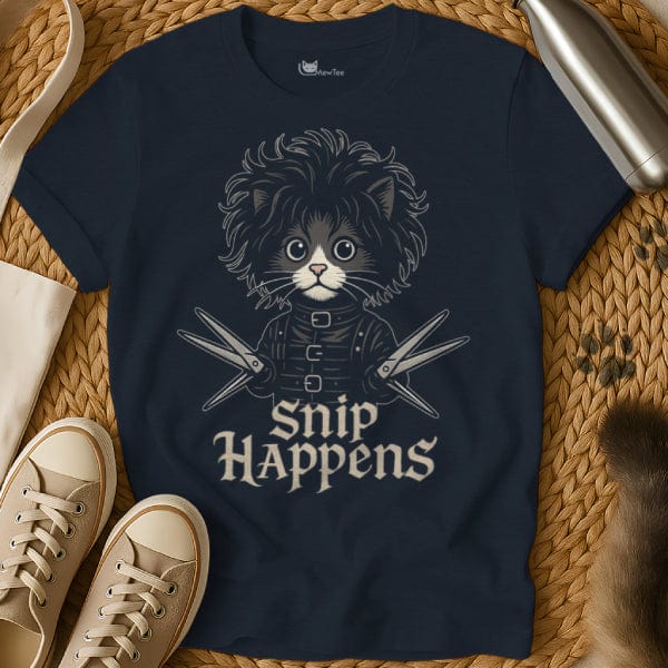MewTee Navy / S Edward Scissorhands Shirt | Cat Tee