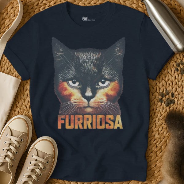 MewTee Navy / S Furiosa T Shirt | Cat Tee