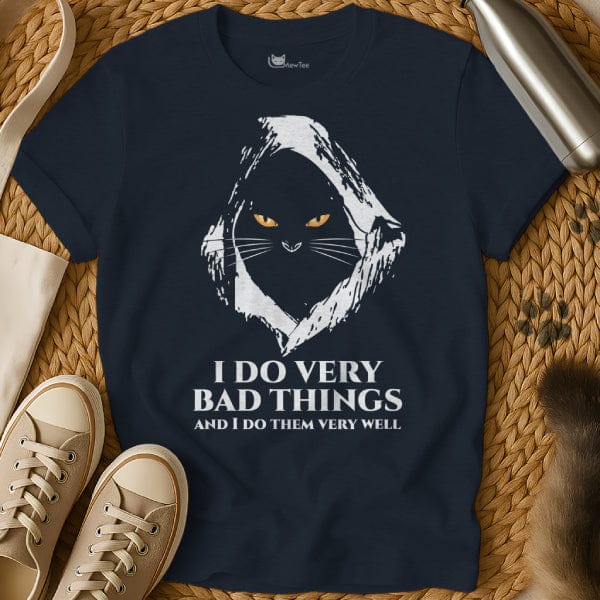 MewTee Navy / S I Do Bad Things Shirt