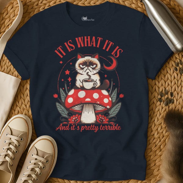 MewTee Navy / S It Is What It Is Shirt