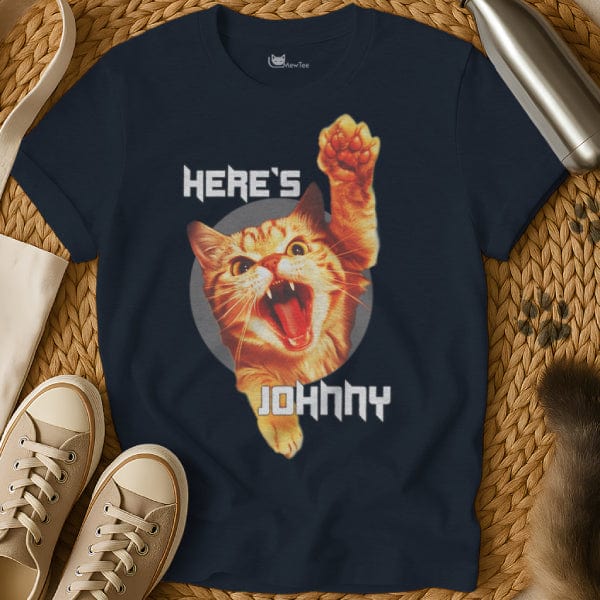 MewTee Navy / S Johnny Shirt | Cat Tee
