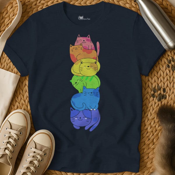 MewTee Navy / S Kawaii Cat Shirt | Cat Tee