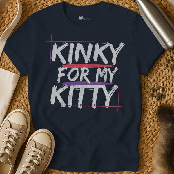 MewTee Navy / S Kinky Shirt | Cat Tee