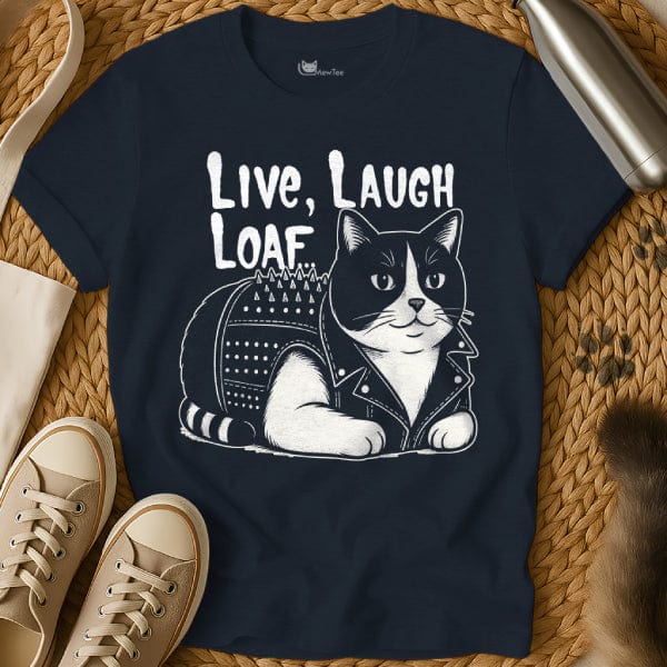 MewTee Navy / S Loaf Cat Meme Tee