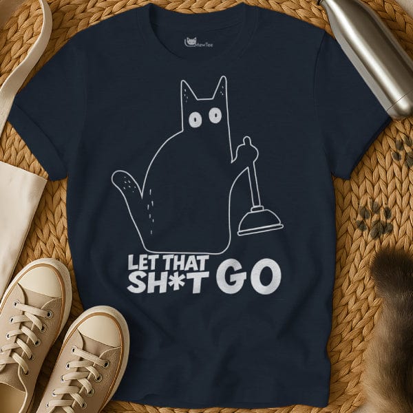 MewTee Navy / S Motivational T Shirt | Cat Tee
