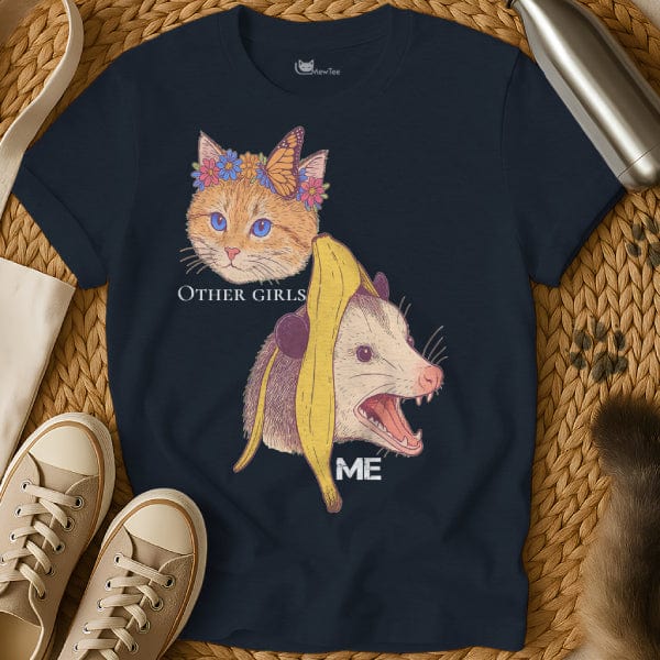 MewTee Navy / S Not Like Other Girls Shirt | Cat Tee