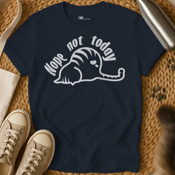 MewTee Navy / S Not Today Shirt | Cat Tee