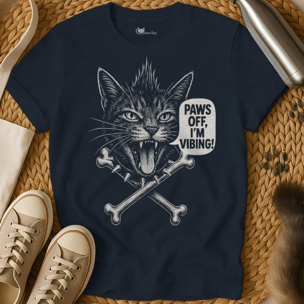 MewTee Navy / S Punk Shirt | Cat Tee