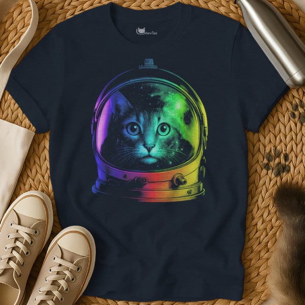 MewTee Navy / S Space Cat Shirt | Cat Tee