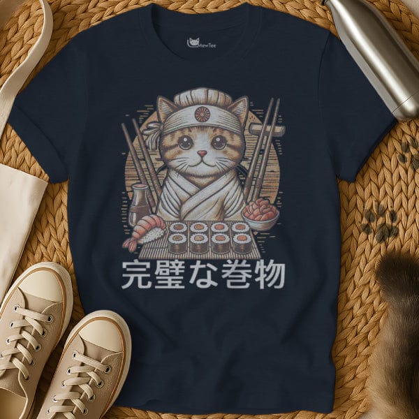 MewTee Navy / S Sushi Shirt | Cat Tee