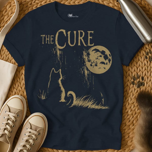 MewTee Navy / S The Cure Shirt | Cat Tee