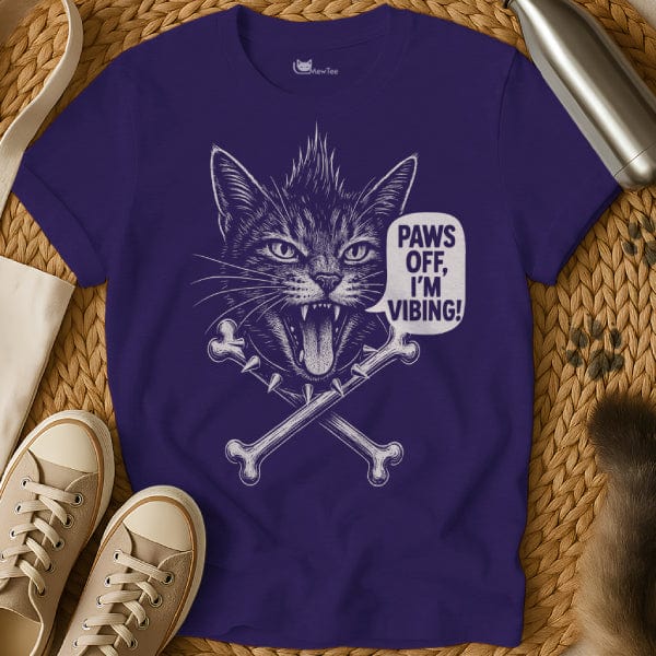 MewTee Purple / S Punk Shirt | Cat Tee