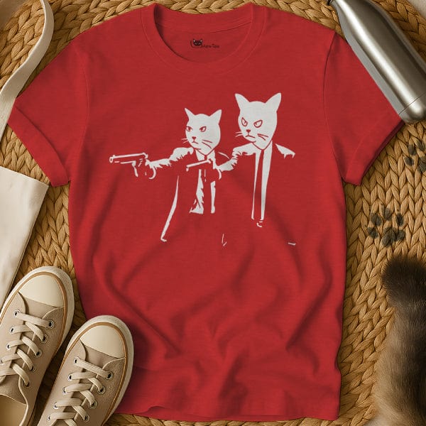 MewTee Red / S Pulp Fiction Vincent and Jules T Shirt