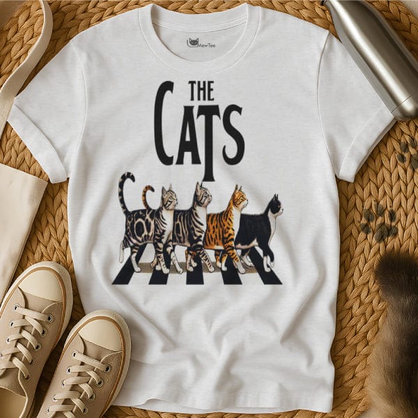 MewTee White / S Abbey Road Shirt | Cat Tee