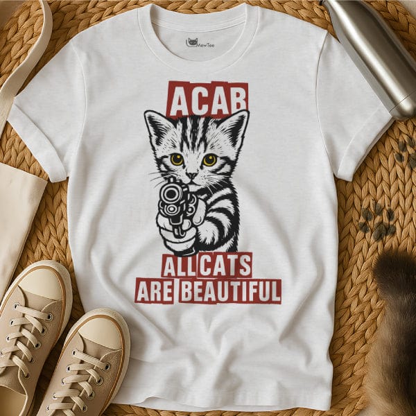 MewTee White / S ACAB Shirt | Cat Tee