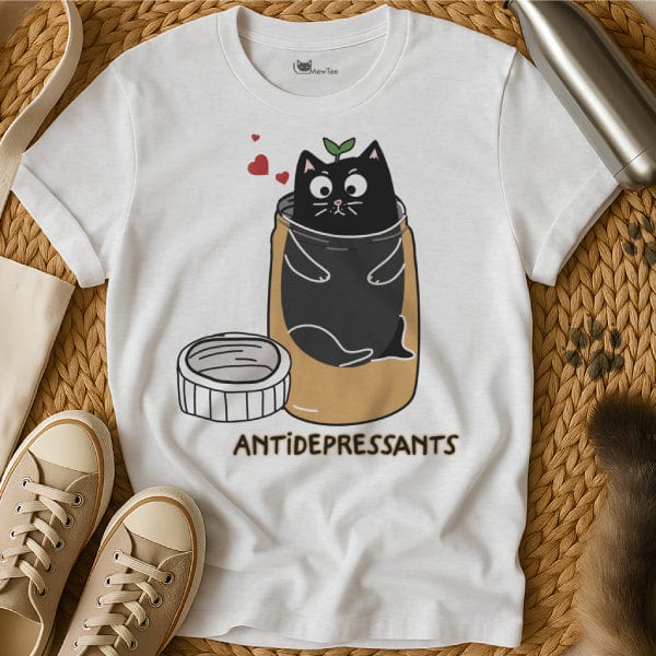 MewTee White / S Antidepressants Shirt | Cat Tee