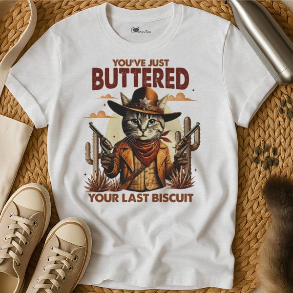 MewTee White / S Biscuit Shirt | Cat Tee