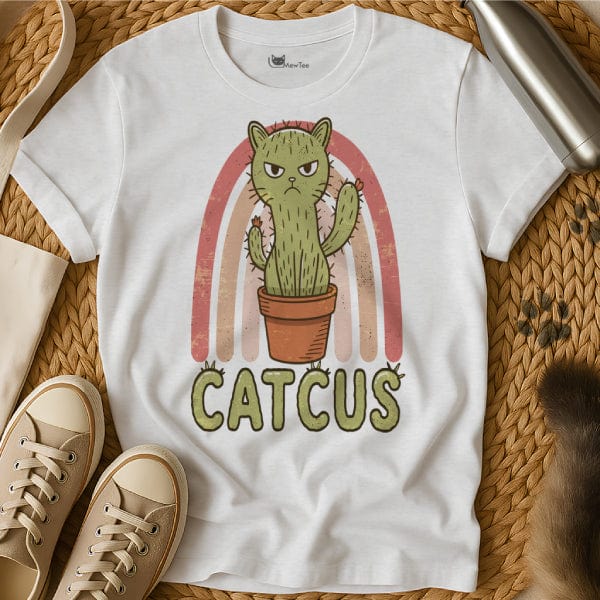 MewTee White / S Cactus Shirt | Cat Tee