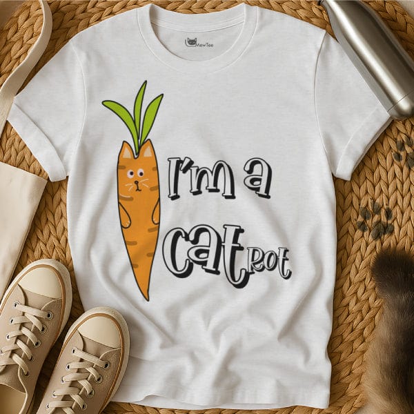 MewTee White / S Carrot Shirt | Funny Cat Tee