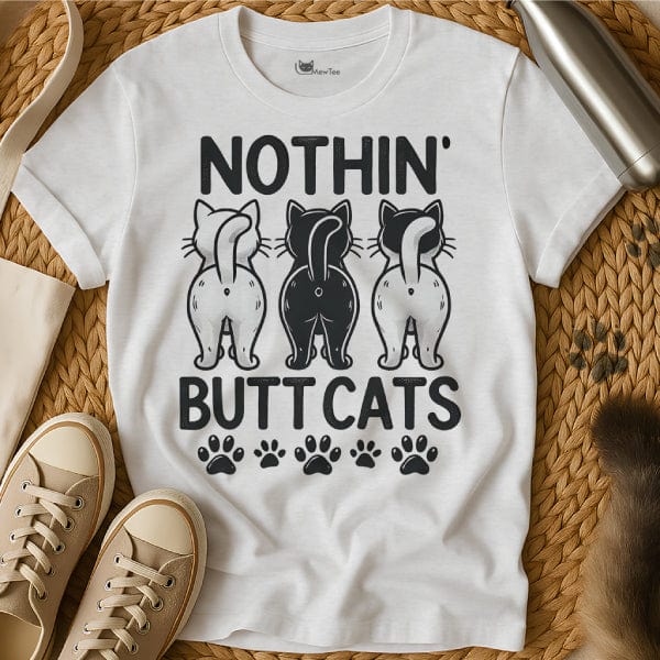 MewTee White / S Cat Butt Shirt | Cat Tee