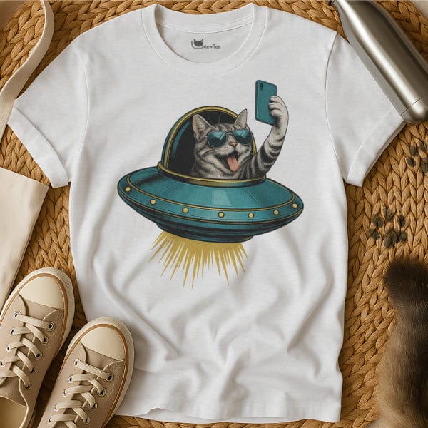 MewTee White / S Cat Selfie Shirt | Cat Tee
