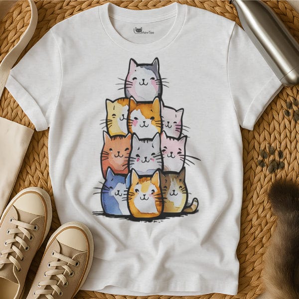 MewTee White / S Cat Tower Shirt | Cat Tee