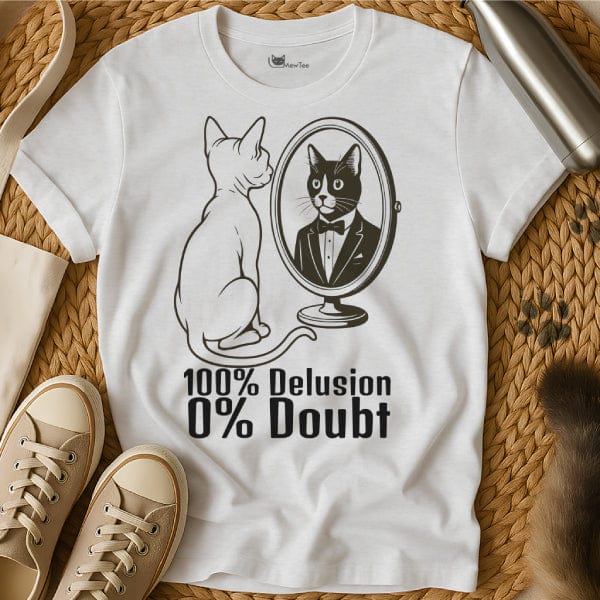 MewTee White / S Confident T Shirt