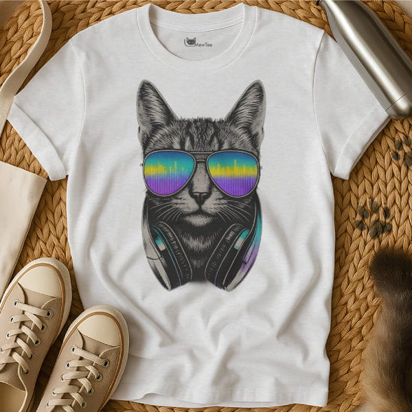 MewTee White / S Cool Cat Shirt | Cat Tee