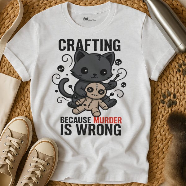 MewTee White / S Crafting Shirt | Cat Tee