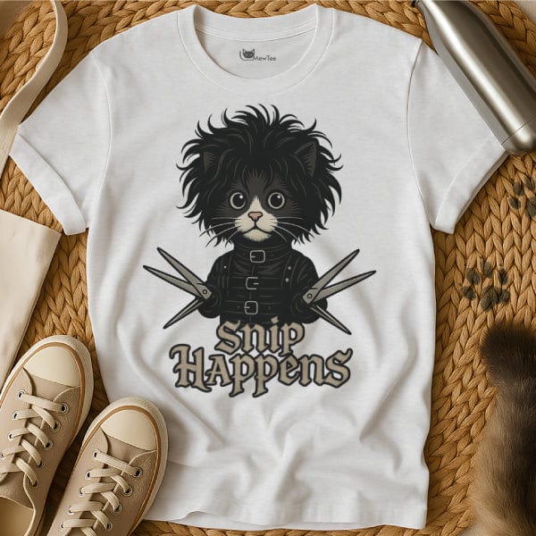 MewTee White / S Edward Scissorhands Shirt | Cat Tee