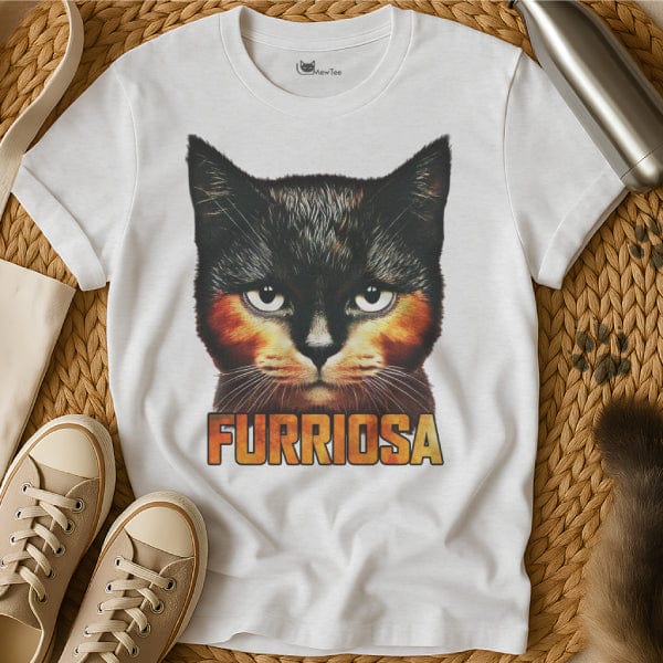 MewTee White / S Furiosa T Shirt | Cat Tee