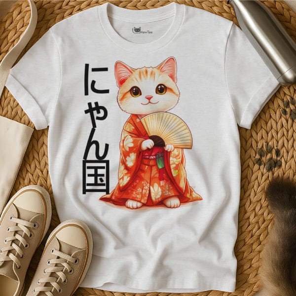 MewTee White / S Geisha Shirt | Cat Tee